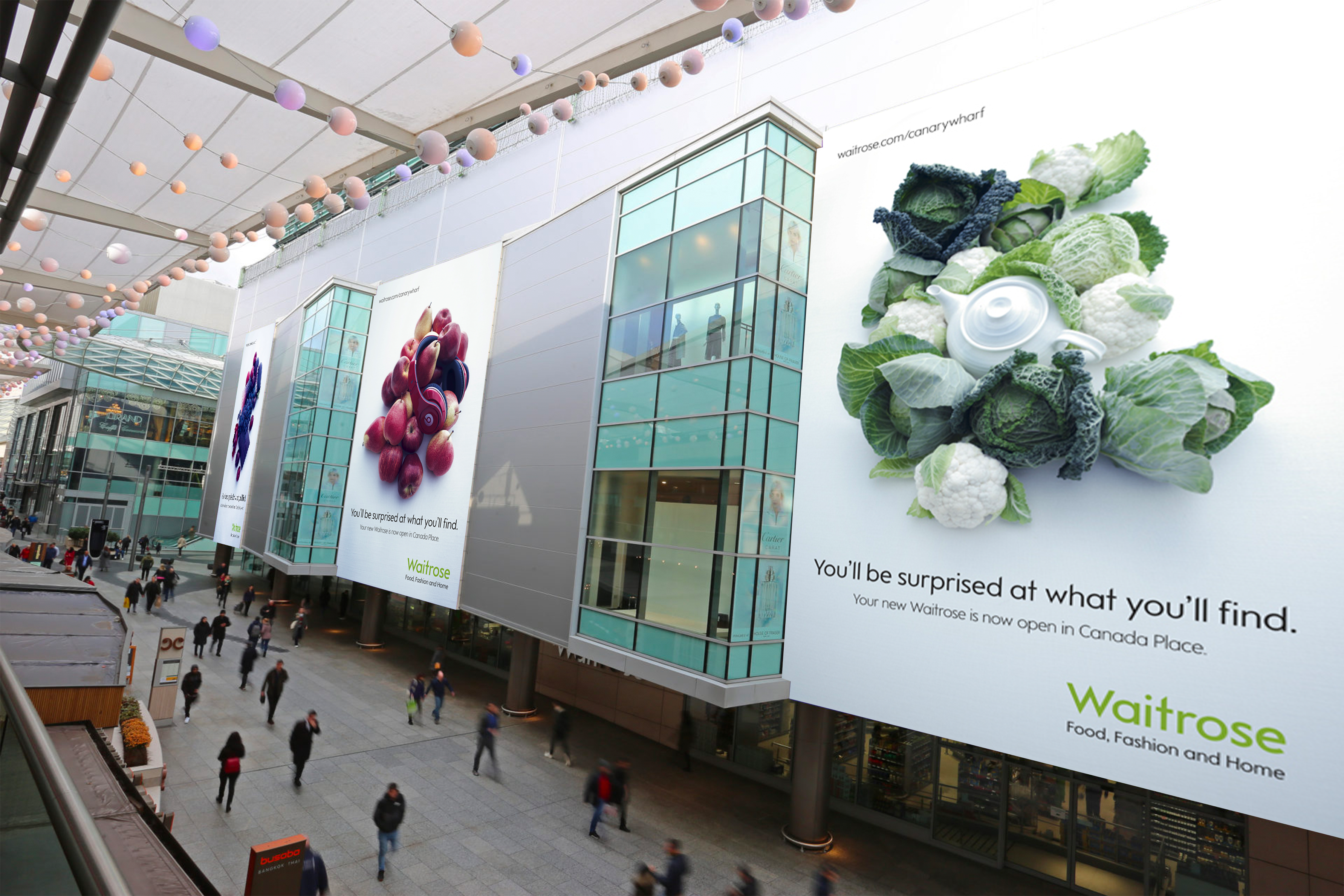 Waitrose outdoor ad